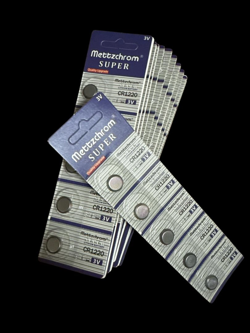 Mettzchrom CR1220 3V Pil 100 ADET TOPTAN