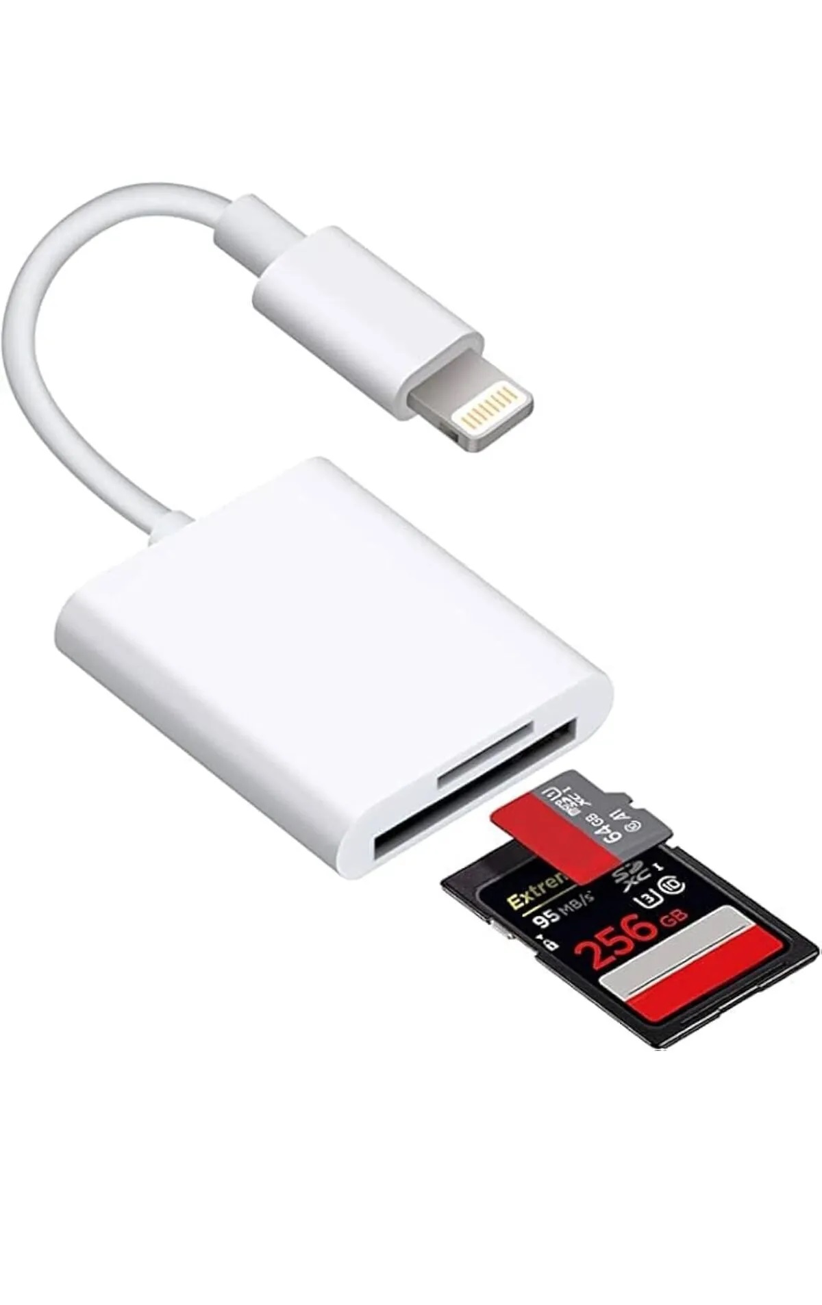 iphone Ve ipad Için Sd Kart Hafıza Kart Adaptörü, Lightning Hafıza Kart Okuyucu