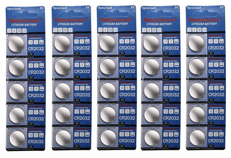 Mettzchrom CR2032 3V Pil 100 ADET TOPTAN