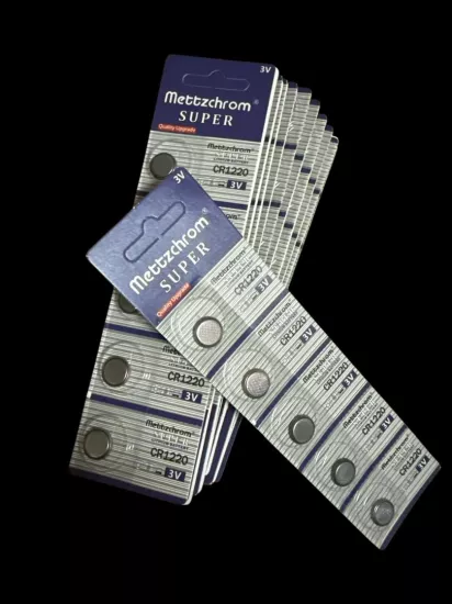 Mettzchrom CR1220 3V Pil 100 ADET TOPTAN