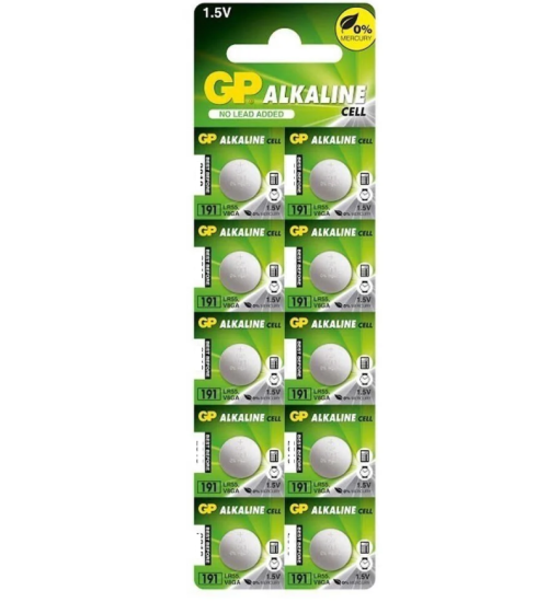 GP A76 LR44 1.5V Alkalin Düğme Pil  