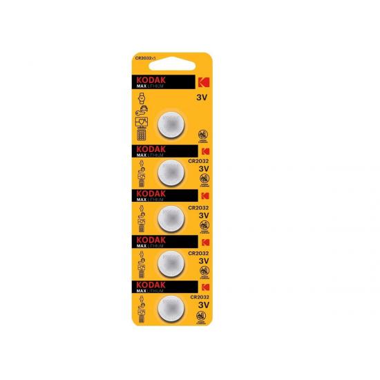 Kodak Cr2032 3v Tartı Terazi Baskül Pili 5’li 